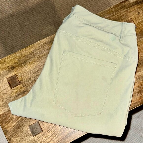 All-in-Motion Men's 5-Pocket Comfort Lifestyle Pants (Tan, Polyester, 30Wx30L) - Picture 1 of 3